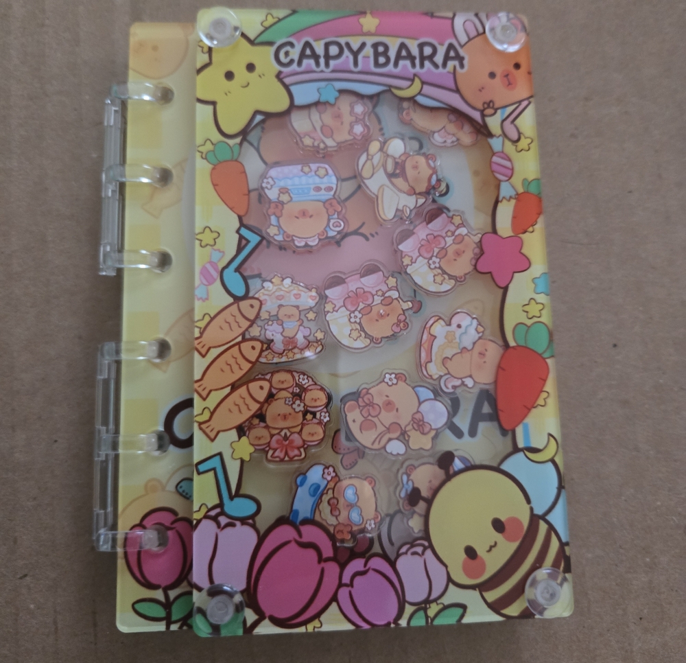 A7 Capy Acrylic Shaker Notebook